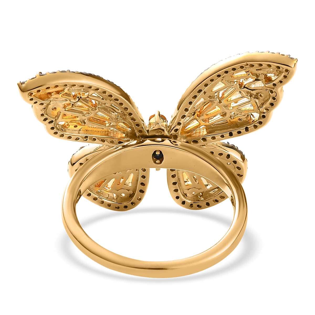 Gucci silver clearance butterfly ring