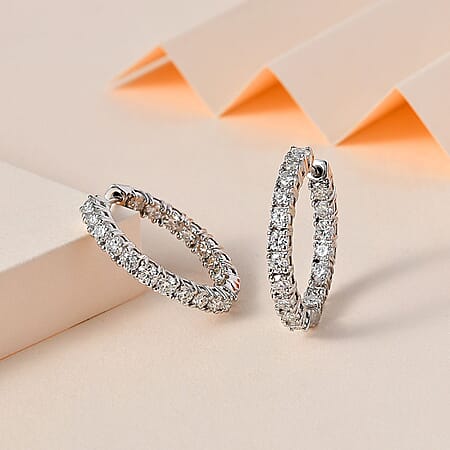 Platinum Overlay / Moissanite / 925 Silver - Product card gallery slide 2 (10177248198969)