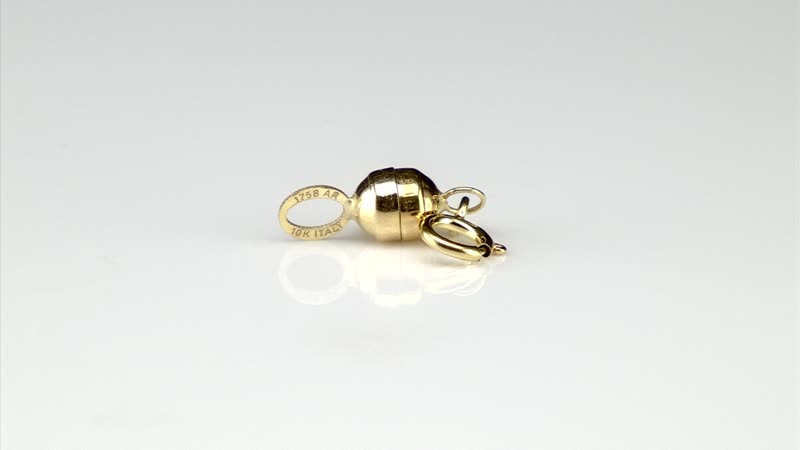 Italian 10K Yellow Gold Magnetic Clasp 0.50 Grams
