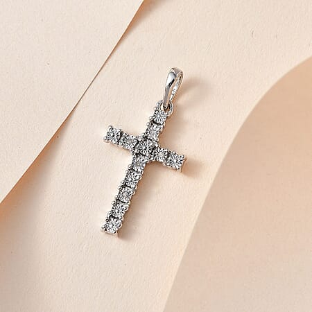 Platinum Overlay / White Diamond / 925 Silver - Product card gallery slide 2 (10177248887097)