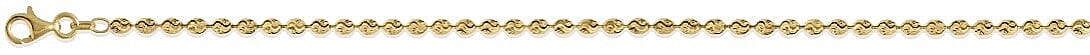 14K YG Over Sterling Silver Chain Necklace (18 Inches) (9.90 g)