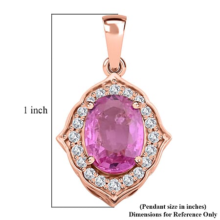 Pink Sapphire / 14K Gold / Standard - Product card gallery slide 4 (10177249509689)