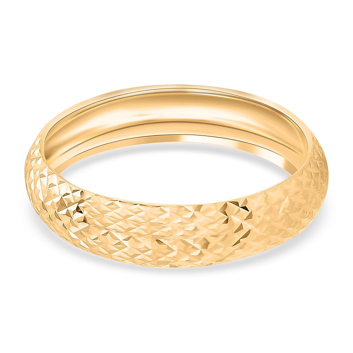 Diamond-Cut Band Ring in 18K Yellow Gold (Size 7.0) 0.91 Grams image number 4