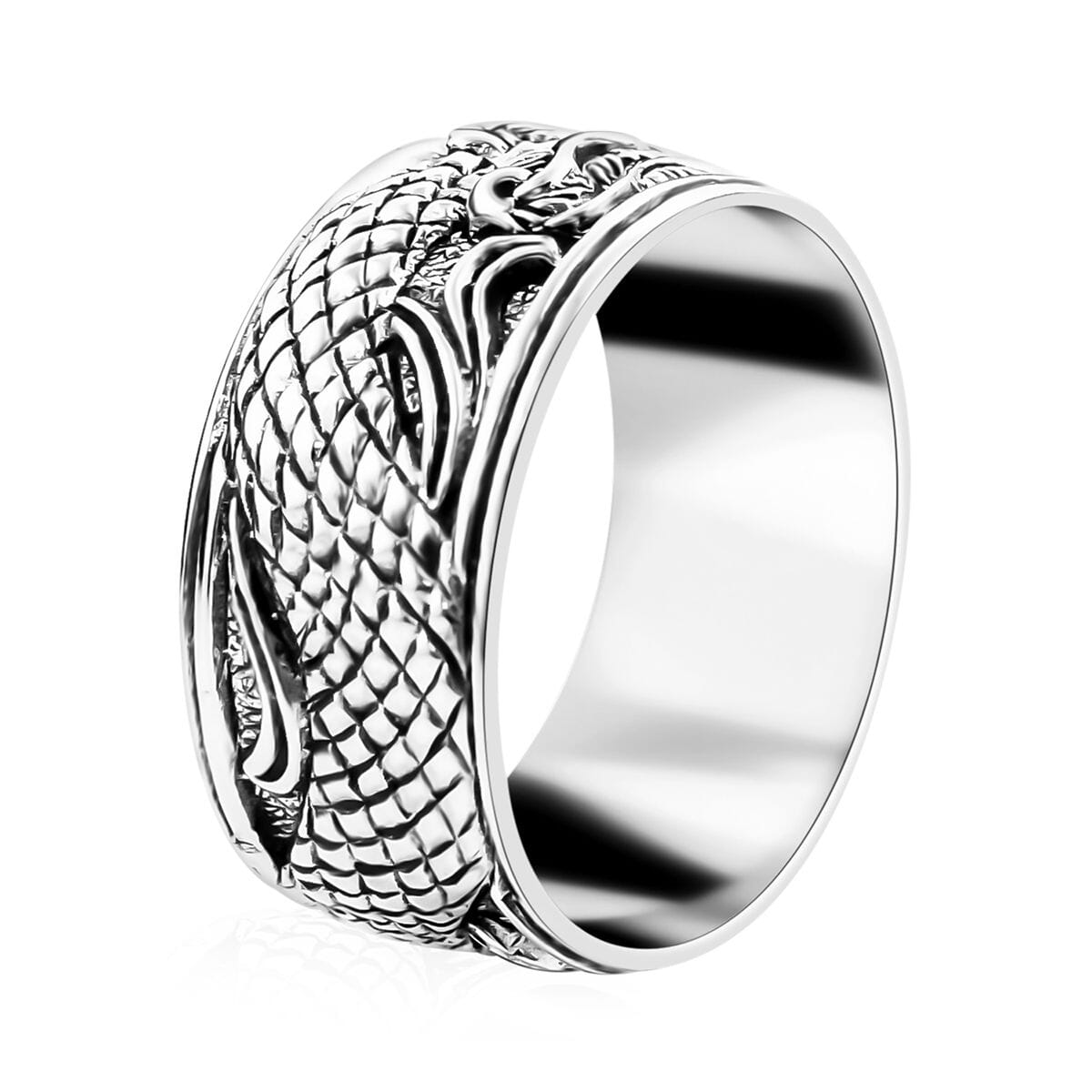 Bali Legacy Dragon Ring in Sterling Silver (Size 10.0) 4.85 Grams image number 3