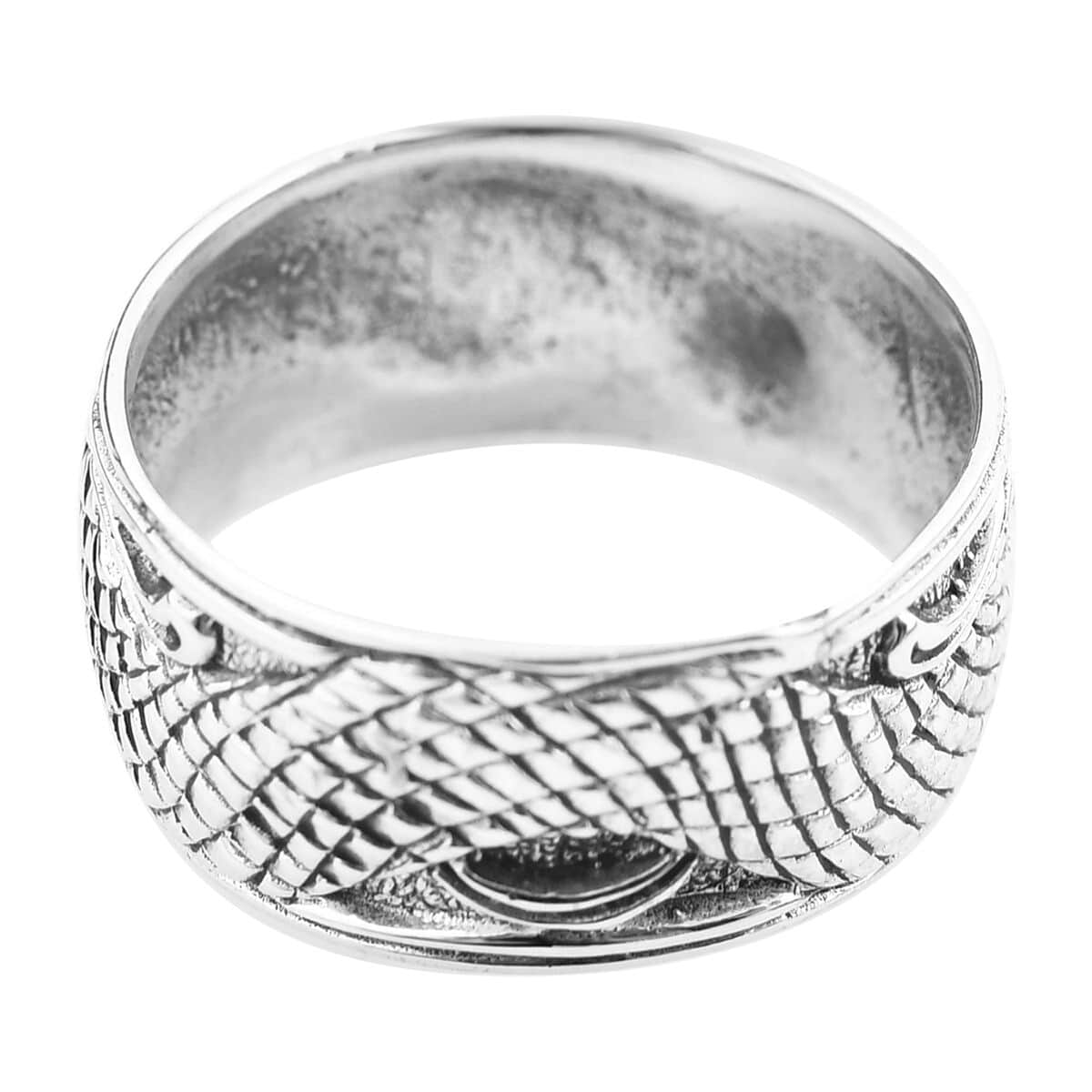 Bali Legacy Dragon Ring in Sterling Silver (Size 7.0) 4.85 Grams image number 4