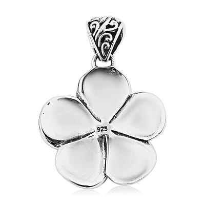 Bali Legacy Flower Pendant without Chain in Sterling Silver 5.35 Grams