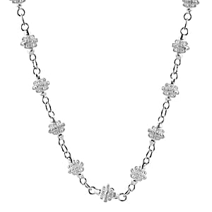 Bali Legacy Sterling Silver Station Necklace 18-20 Inches 13.10 Grams
