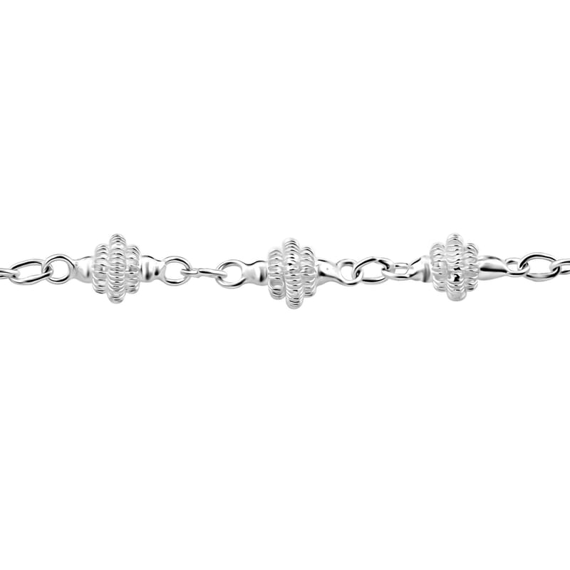 Bali Legacy Sterling Silver Station Necklace 18-20 Inches 13.10 Grams