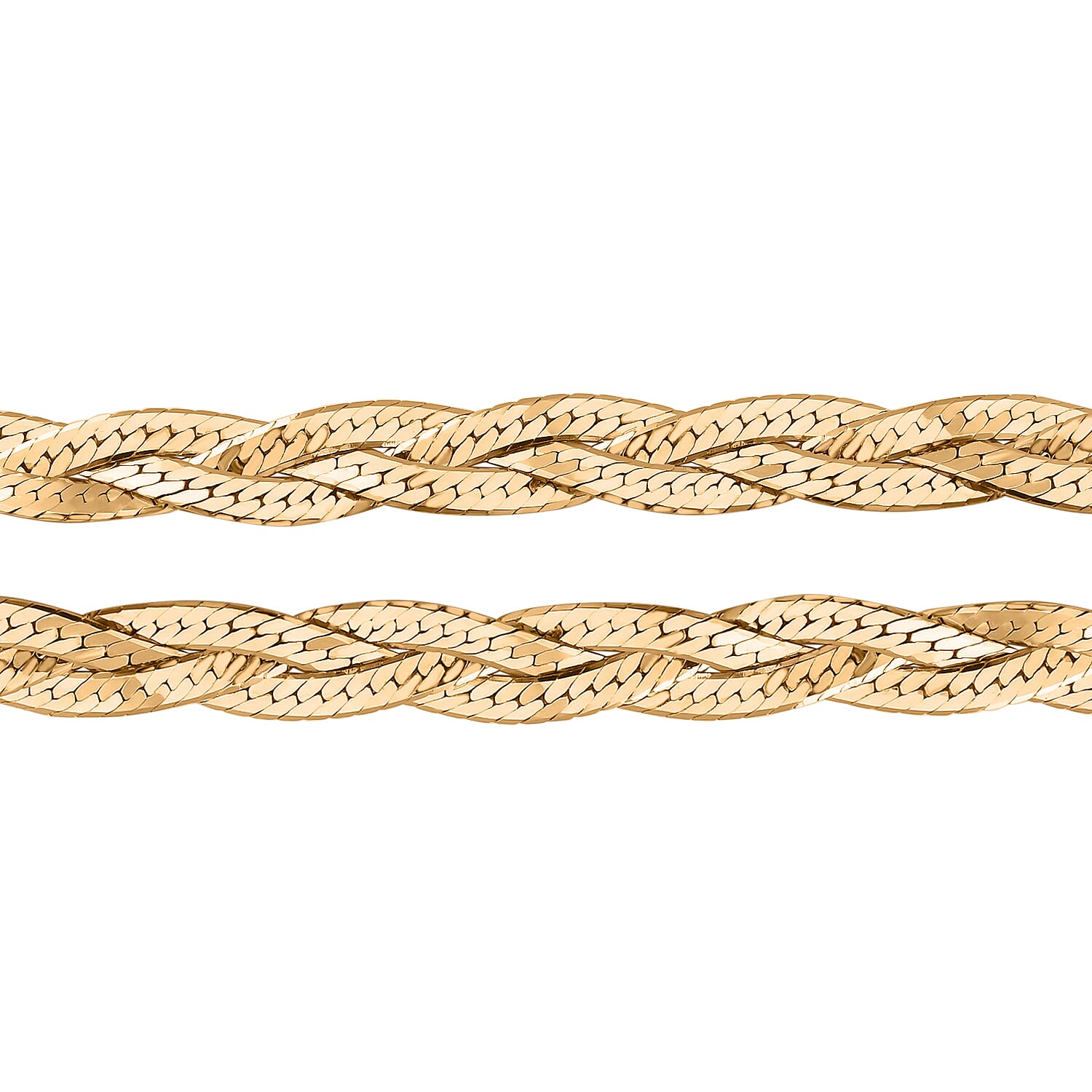 Chain Necklace in 14K YG Over Sterling Silver 7.40 Grams 18 Inches
