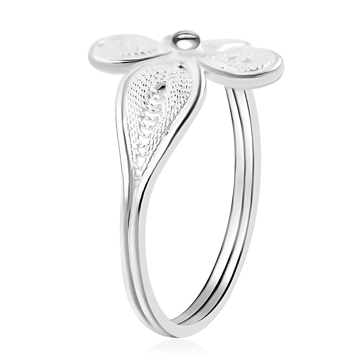 Artistry Tarakashi Collection Sterling Silver Ring (Size 7.0) 2.20 Grams image number 3
