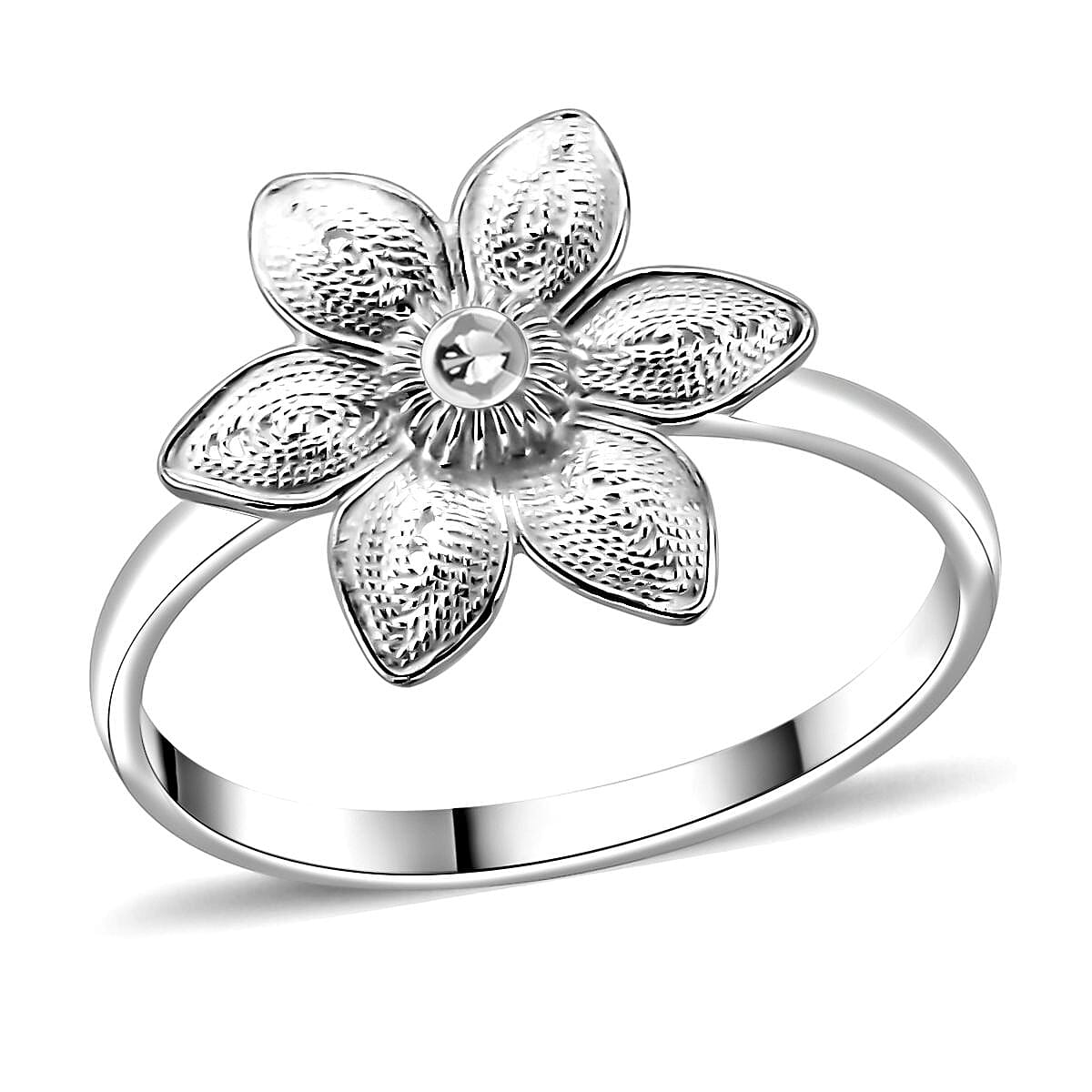 Buy Artistry Tarakashi Collection Sterling Silver Flower Ring