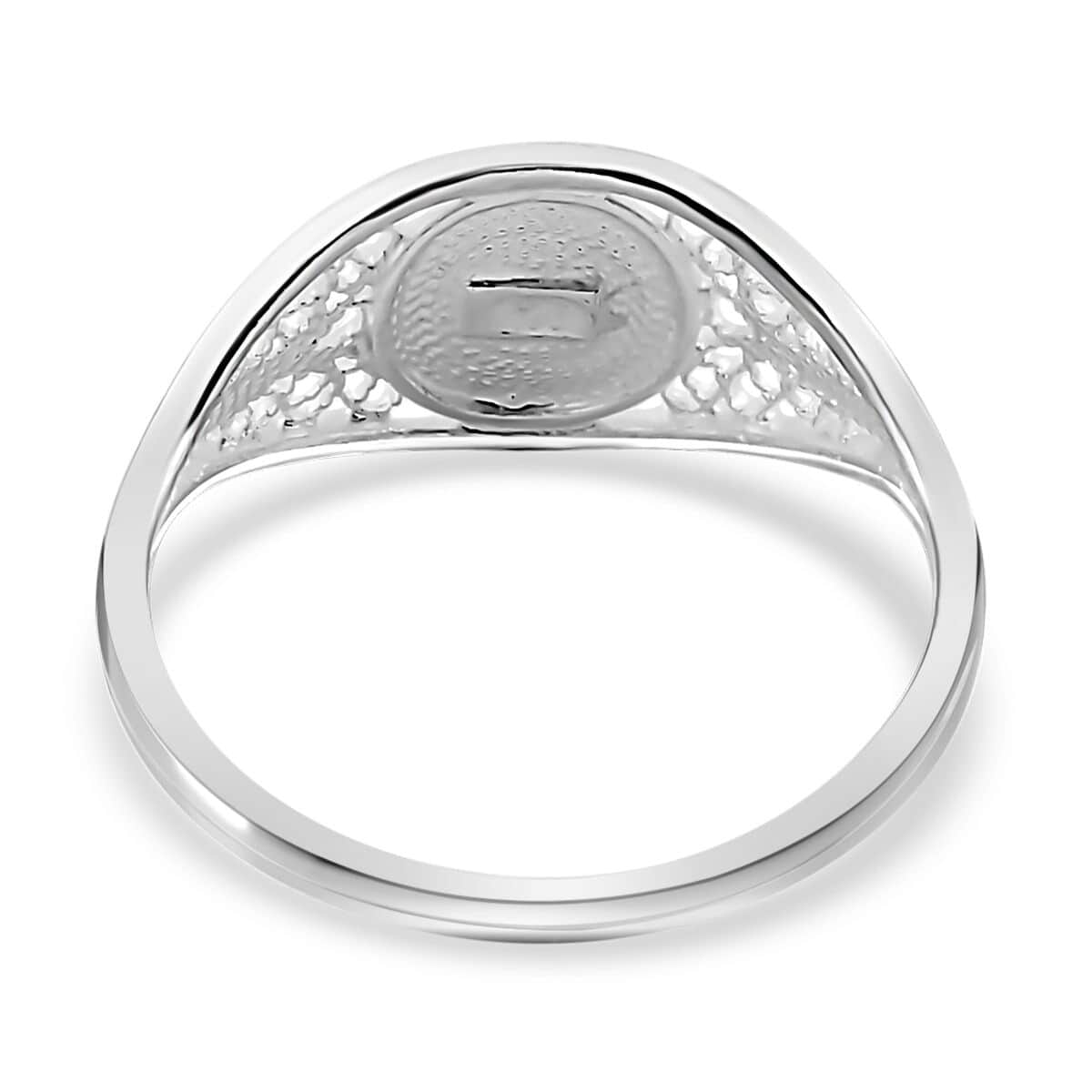 Bali Legacy Sterling Silver Filigree Ring (Size 10.0) 2 Grams image number 4