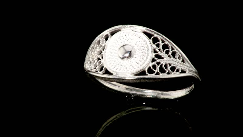 Bali Legacy Sterling Silver Filigree Ring (Size 10.0) 2 Grams