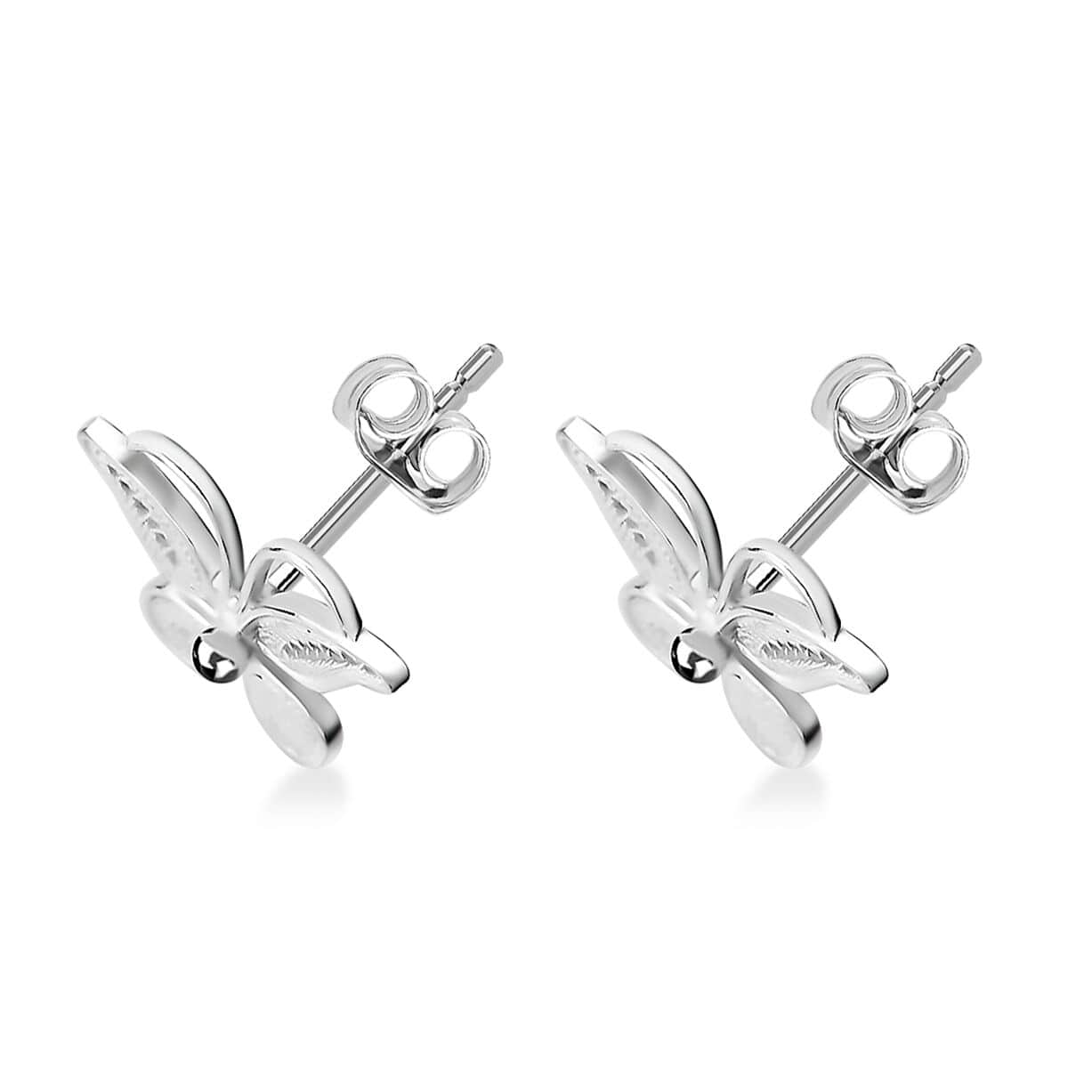 Artistry Tarakashi Collection Sterling Silver Butterfly Earrings 2 Grams image number 3