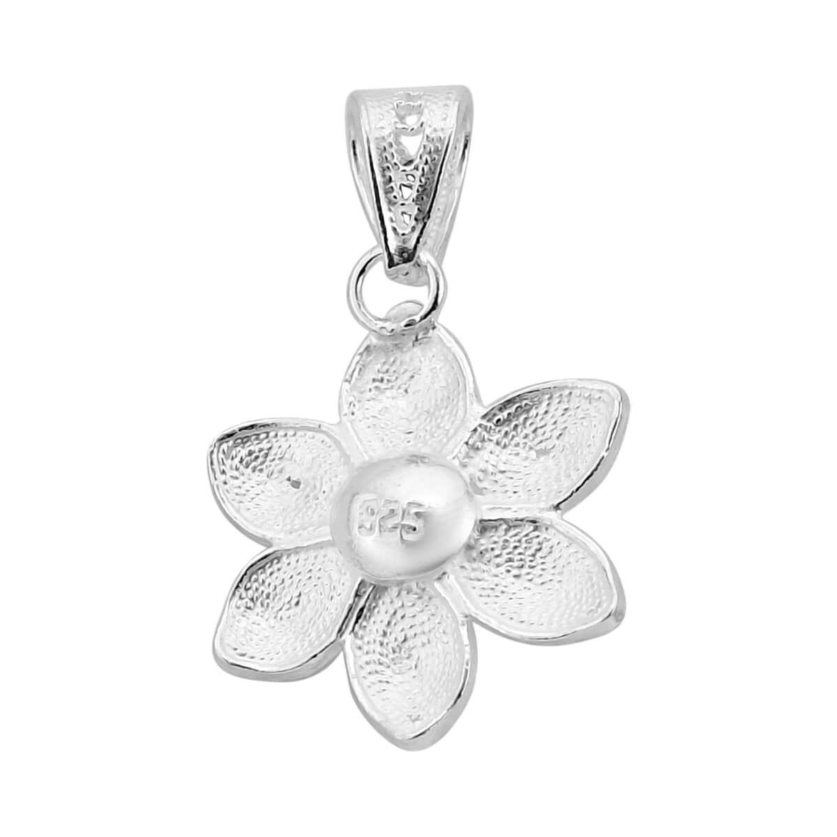 Artistry Tarakashi Collection Sterling Silver Floral Pendant 1.85 Grams image number 4