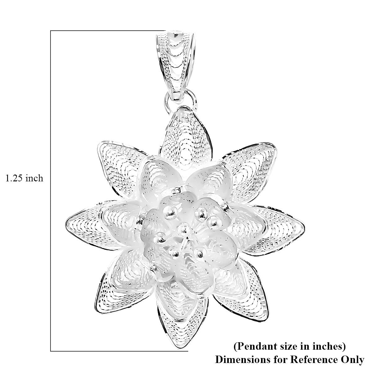Artistry Tarakashi Collection Sterling Silver Pendant 3.50 Grams