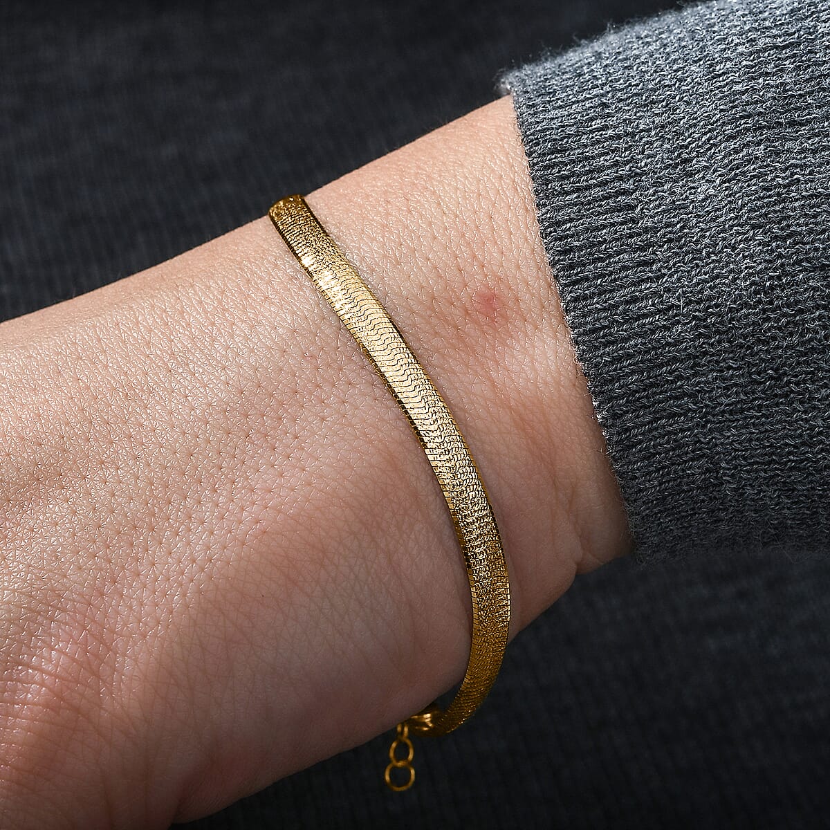 Sterling Silver Bracelet (7.0 In) image number 2