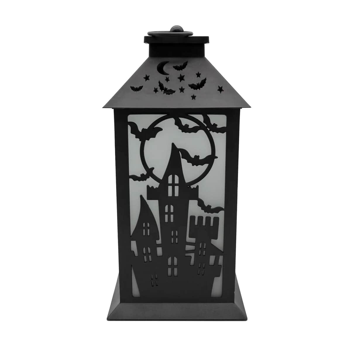 Halloween-Battery Operated Flame Effect Halloween Lantern image number 2