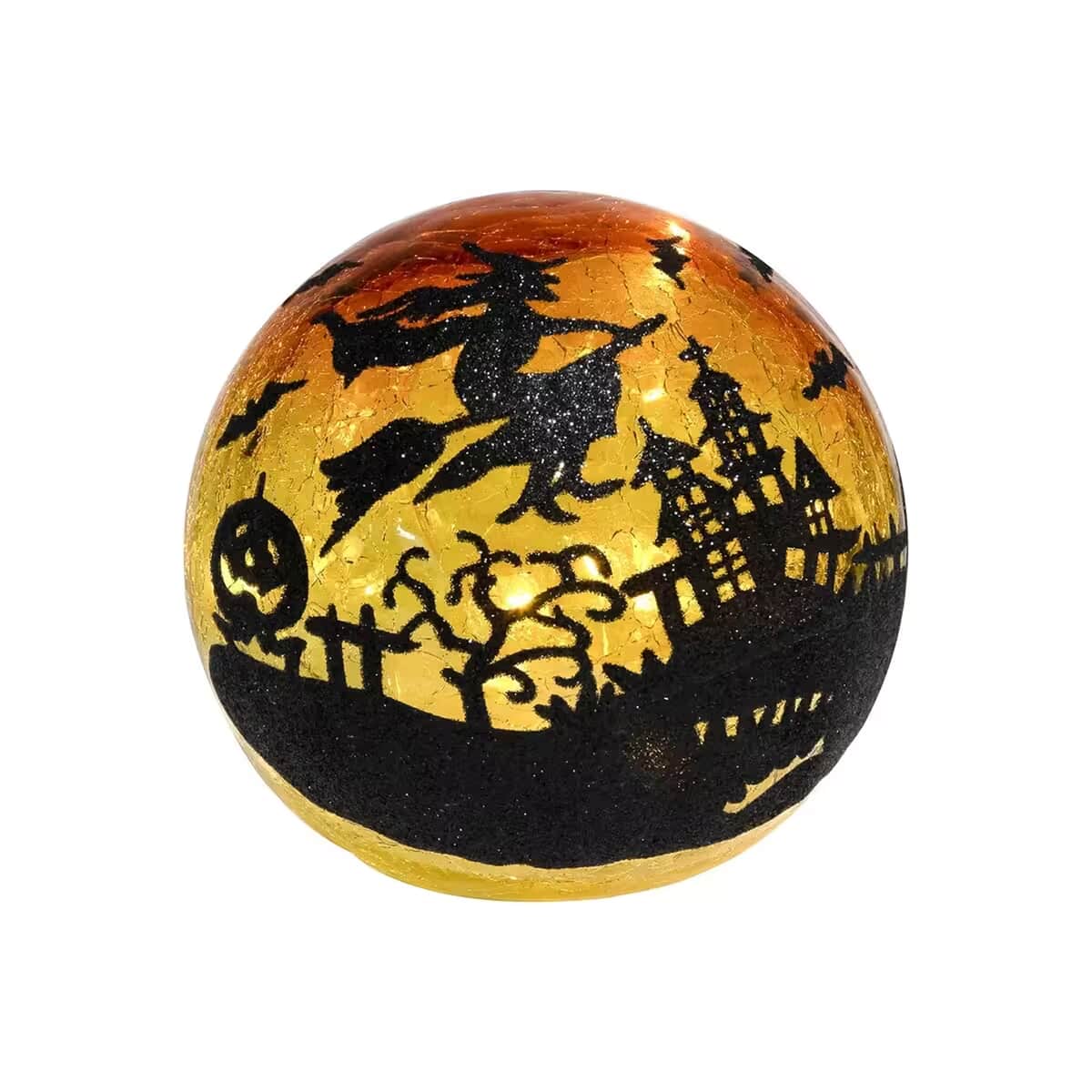 Halloween-Battery Operated Halloween Glass Globe image number 0