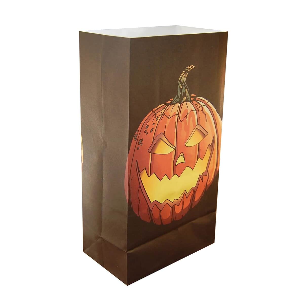 Halloween-Paper Luminaria Bags, Jack O’ Lantern – Set of 24 image number 0