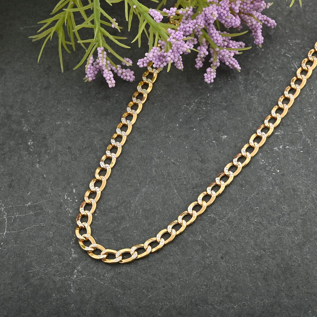14K Yellow Gold 5mm Cuban Chain Necklace 22 Inches 9.16 Grams image number 1