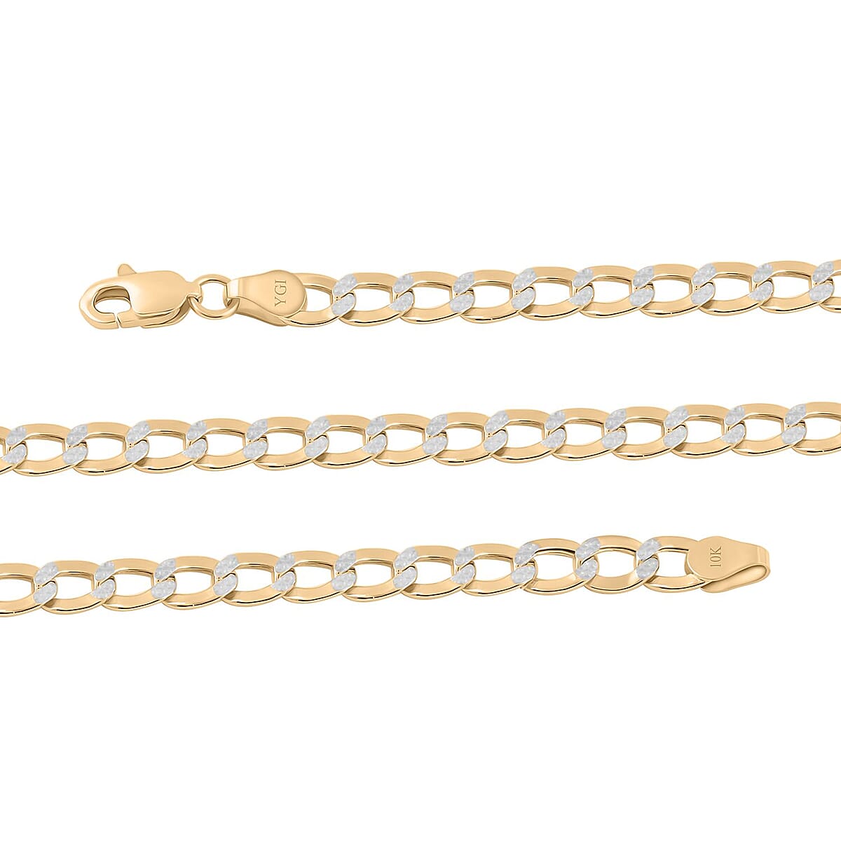14K Yellow Gold 5mm Cuban Chain Necklace 22 Inches 9.16 Grams image number 2