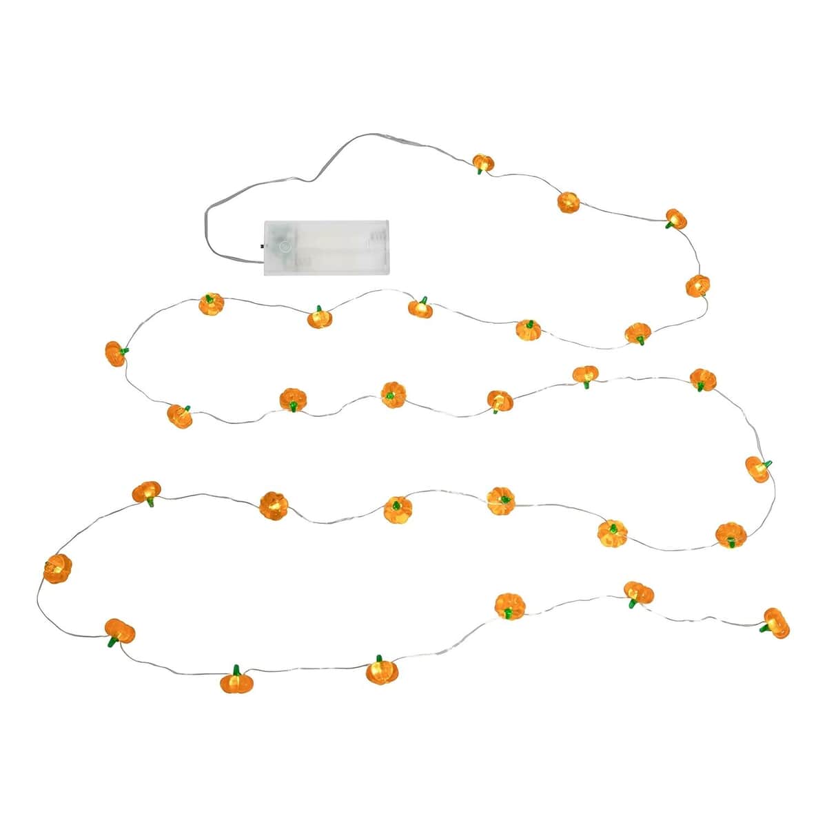 Halloween-Battery Operated String Lights with Pumpkin Motifs image number 0