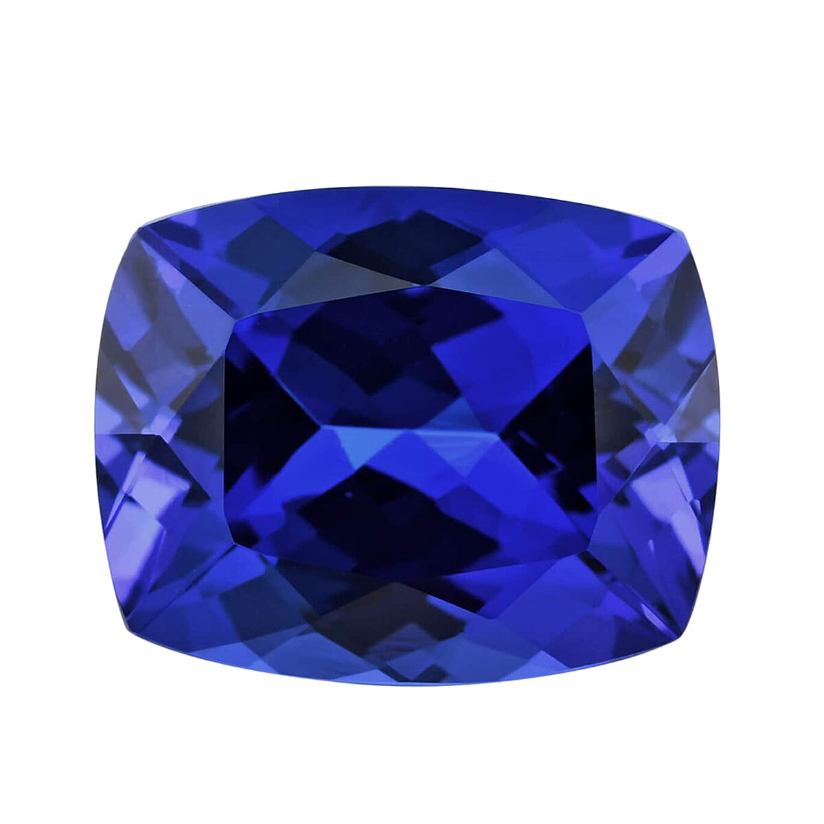 Certified & Appraised AAAA Tanzanite (Cush Free Size) 17.00 ctw image number 0