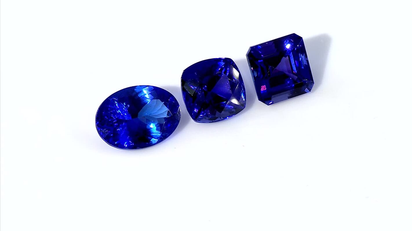 Certified & Appraised AAAA Tanzanite (Cush Free Size) 17.00 ctw