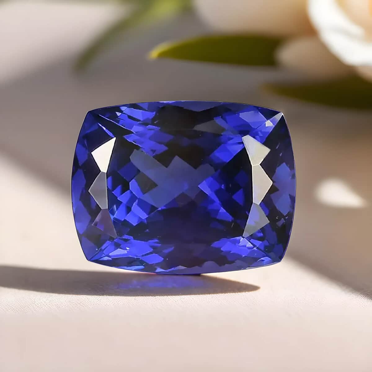 Certified & Appraised AAAA Tanzanite (Cush Free Size) 17.00 ctw image number 2