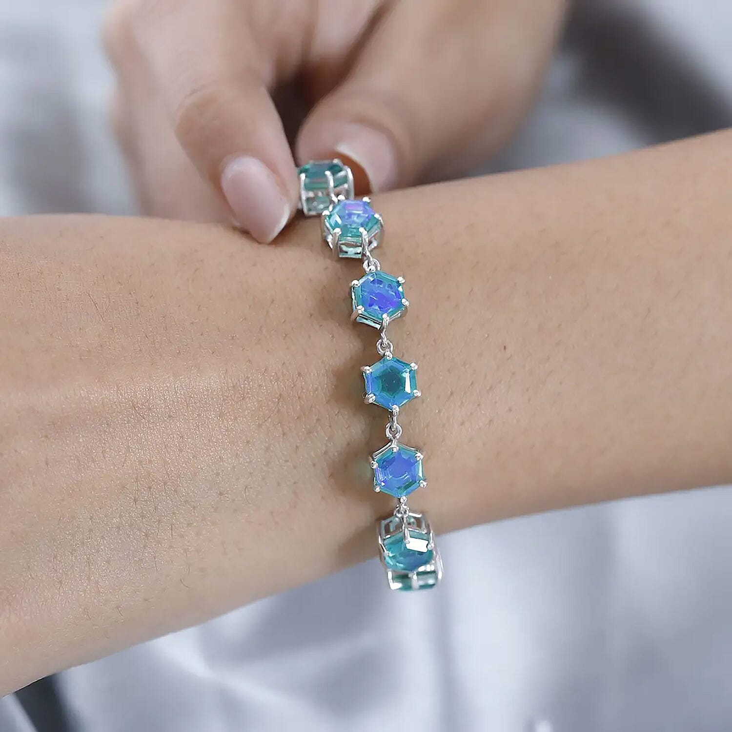 アクセサリー BW Lucky Penny T-Bar Silver Bracelet BW Lucky Penny T-Bar Silver Bracelet | Button Works Store