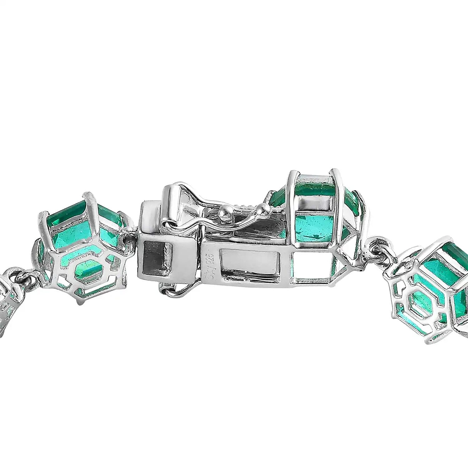 Buy Peacock Quartz (Triplet) 23.75 ctw Link Bracelet in