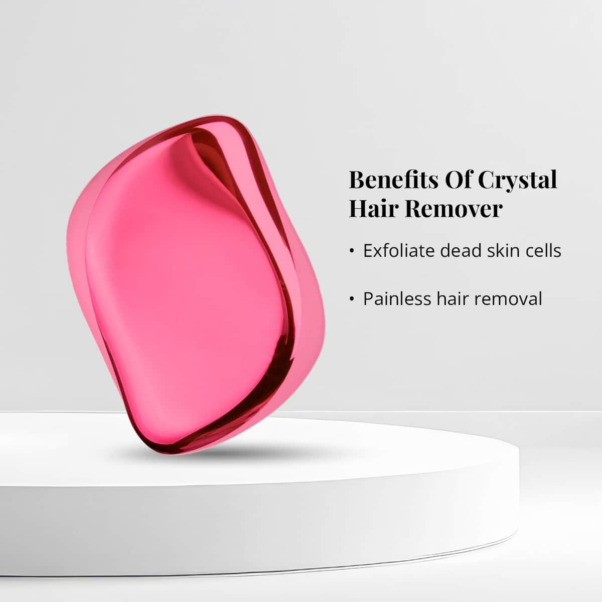 Beautech 2pcs Set Crystal Hair Eraser & Dead Skin Remover - Pink image number 4