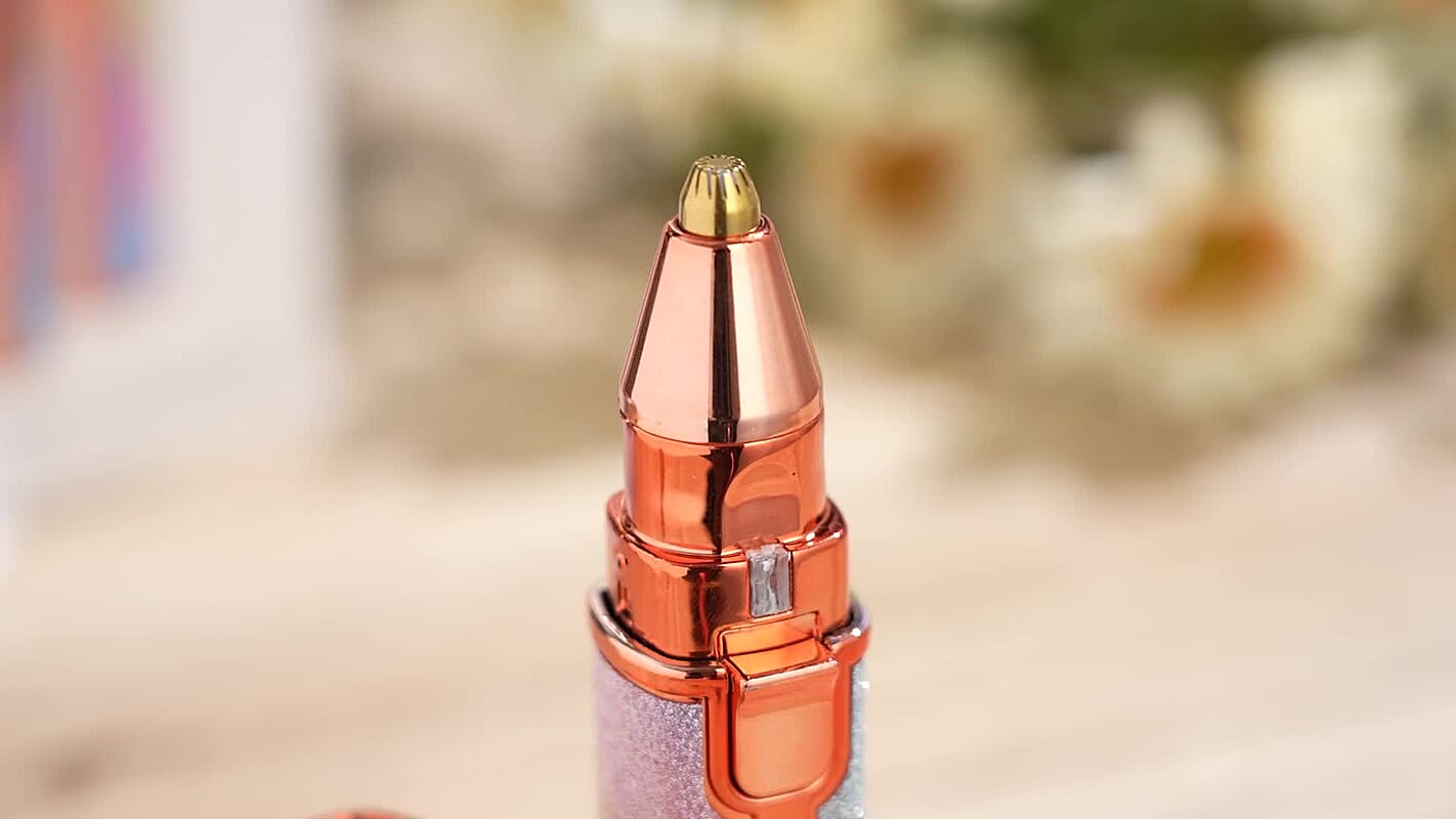 Beautech 2-in-1 Rechargeable Waterproof Lady Shaver with 2 Replaceable Heads and LED Light - Rainbow Color