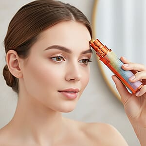 Livmore Beautech 2-in-1 Rechargeable Waterproof Lady Shaver with 2 Replaceable Heads and LED Light - Rainbow Color