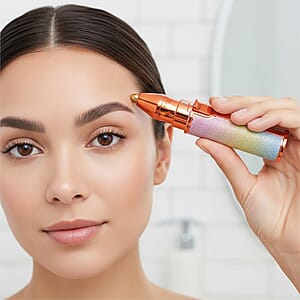 Livmore Beautech 2-in-1 Rechargeable Waterproof Lady Shaver with 2 Replaceable Heads and LED Light - Rainbow Color