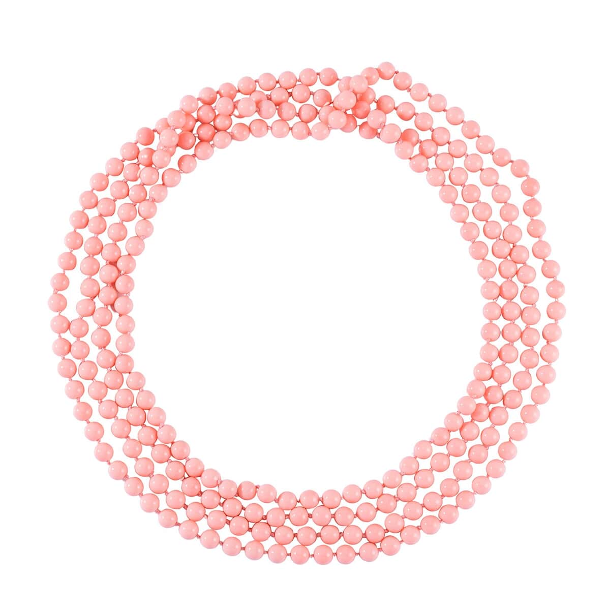 Peach Shell Pearl Endless Necklace (100 Inches) image number 0