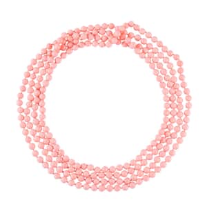 Peach Shell Pearl Endless Necklace (100 Inches)