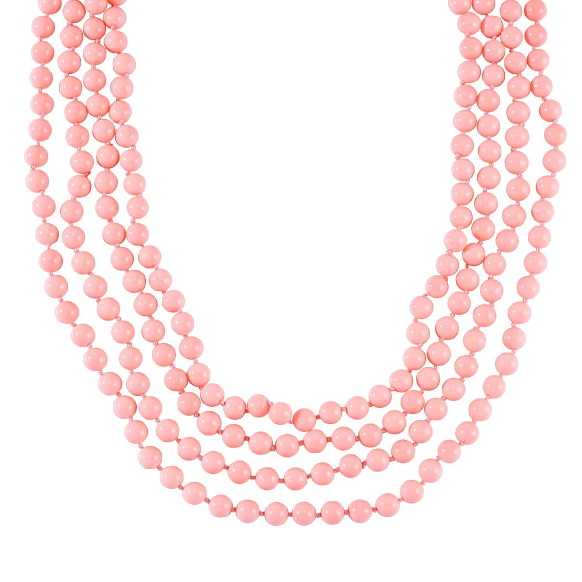 Peach Shell Pearl Endless Necklace (100 Inches) image number 2