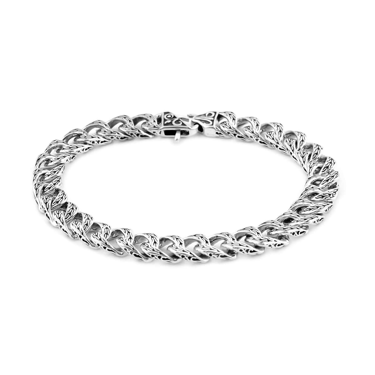 Buy Bali Legacy Sterling Silver Tulang Naga Bracelet (6.50 In) 24.35 ...