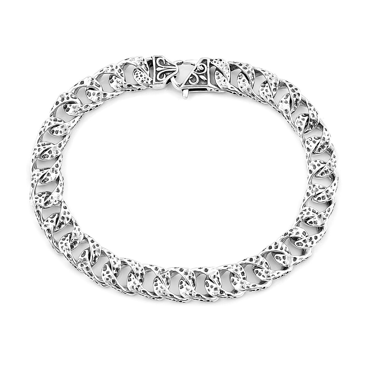 Bali Legacy Sterling Silver Tulang Naga Bracelet (6.50 In) 24.35 Grams image number 3