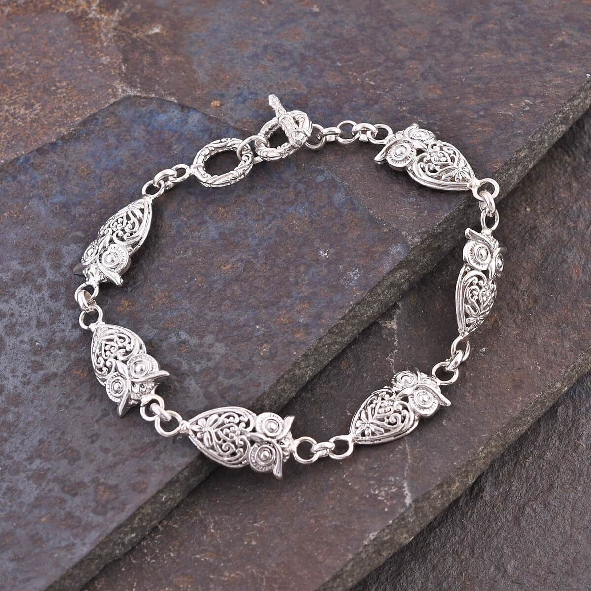 Bali Legacy Sterling Silver Bracelet (7.25 In) 15.70 Grams image number 1