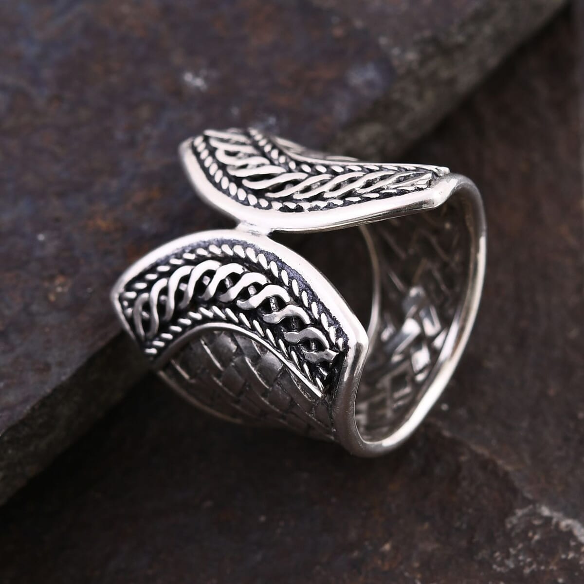 Bali Legacy Heritage Ring in Sterling Silver (Size 8.0) 7.90 Grams image number 1