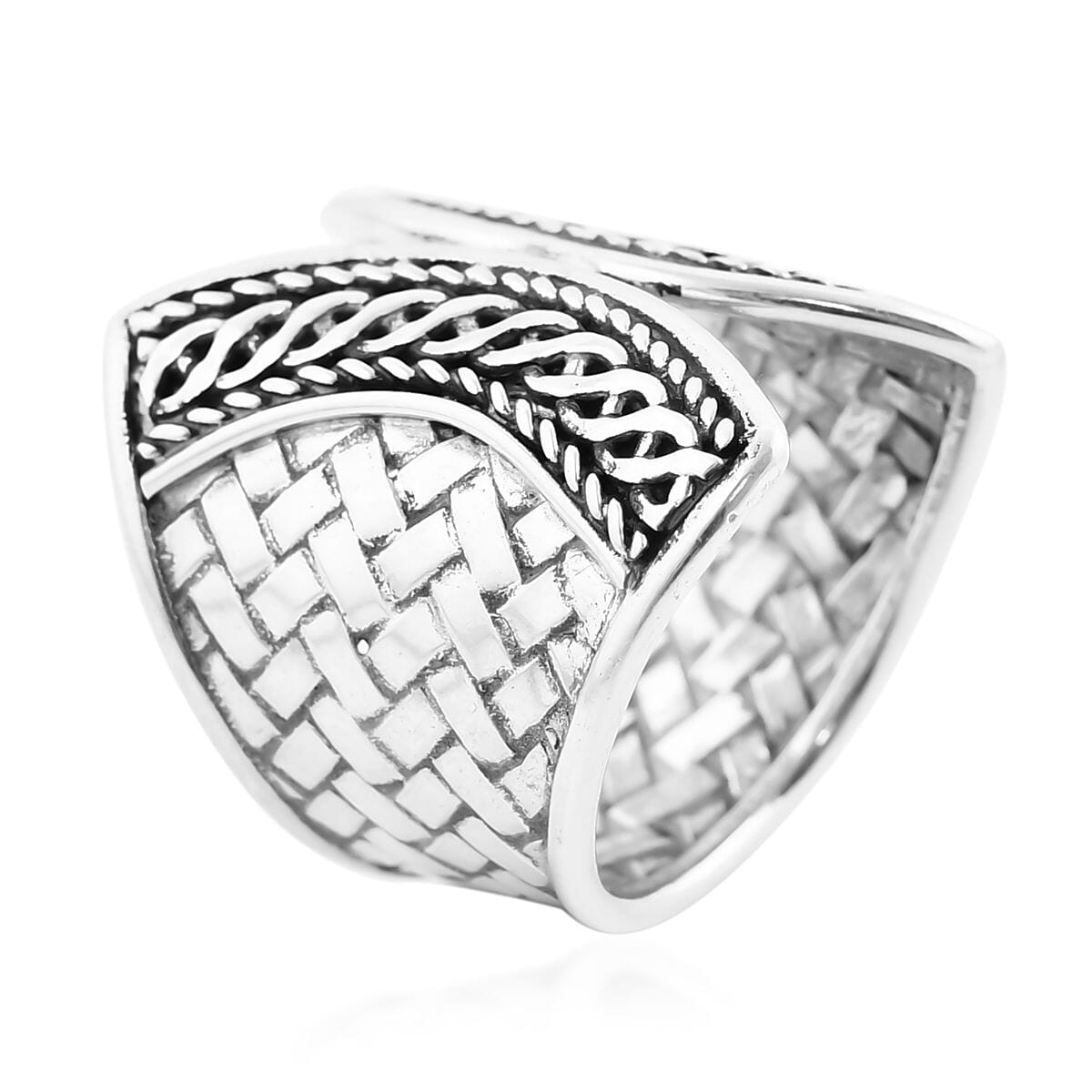 Bali Legacy Heritage Ring in Sterling Silver (Size 8.0) 7.90 Grams image number 3