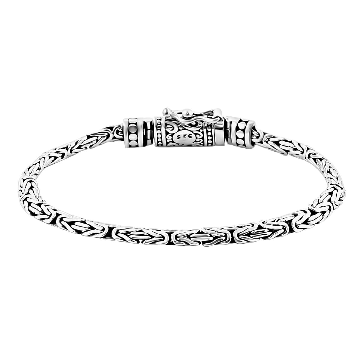 Bali Legacy Sterling Silver Borobudur Bracelet (7.25 In) 29.50 Grams image number 0