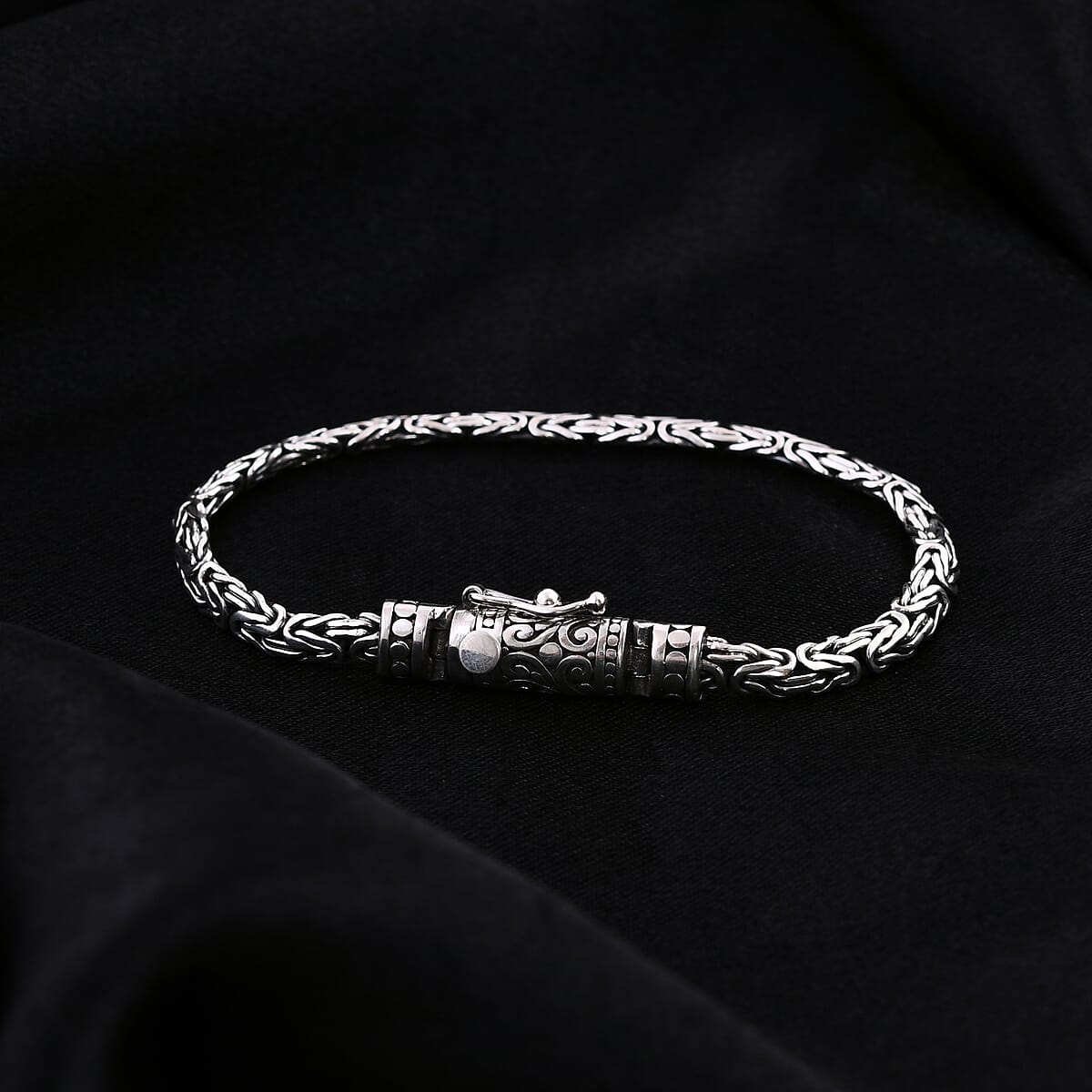 Bali Legacy Sterling Silver Borobudur Bracelet (7.25 In) 29.50 Grams image number 1