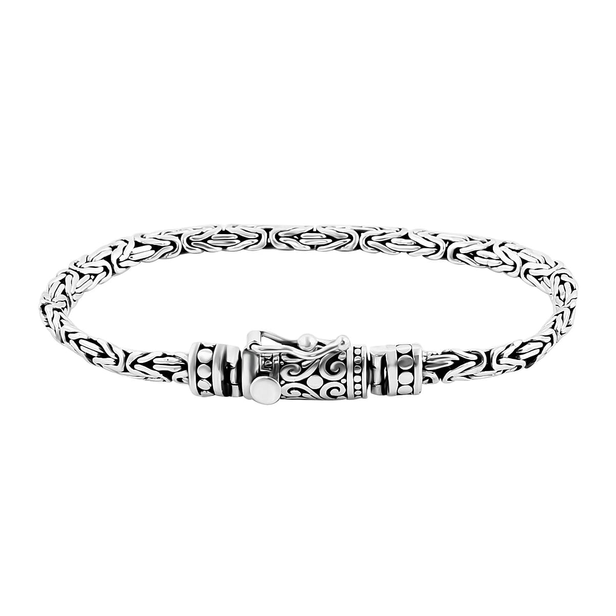 Bali Legacy Sterling Silver Borobudur Bracelet (7.25 In) 29.50 Grams image number 3