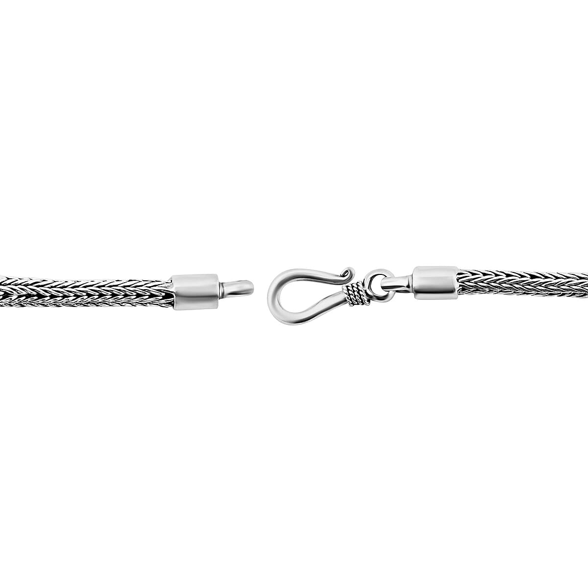 Bali Legacy Sterling Silver Tulang Naga Chain Bracelet (6.50 In) 29.30 Grams image number 4