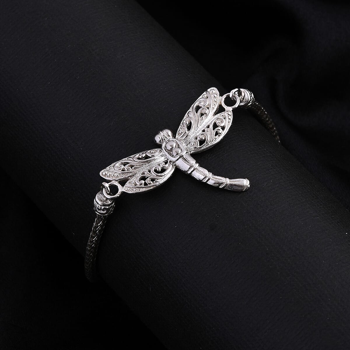 Bali Legacy Dragonfly Bracelet in Sterling Silver (7.25 In) 12 Grams image number 1
