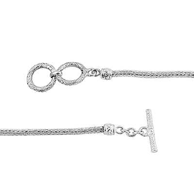 Bali Legacy Dragonfly Bracelet in Sterling Silver (7.25 In) 12 Grams